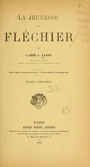 Cover of: jeunesse de Fléchier
