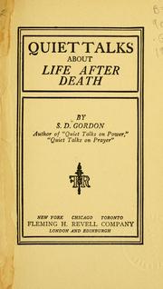 Cover of: Quiet talks about life after death