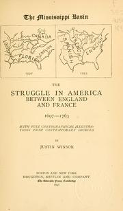 Cover of: Mississippi basin: the struggle in America between England and France, 1697-1763