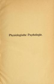 Cover of: Leitfaden der physiologischen Psychologie in 16 Vorlesungen
