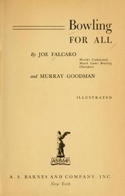 Bowling for all by Joe Falcaro