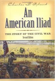Cover of: American Iliad | Charles Pierce Roland