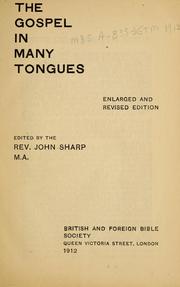 Cover of: The Gospel in many tongues by British and Foreign Bible Society