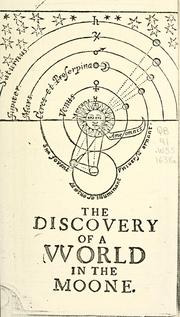 Cover of: The discovery of a world in the moone by Wilkins, John