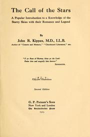 Cover of: The call of the stars by John R. Kippax