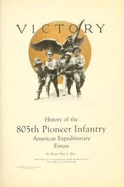 Cover of: Victory. by Paul Southworth Bliss