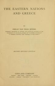 Cover of: The eastern nations and Greece