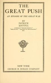 Cover of: The great push by Patrick MacGill