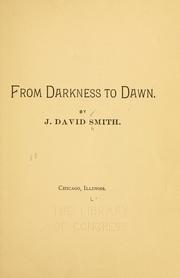 Cover of: From darkness to dawn