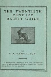 Cover of: The twentieth century rabbit guide by Ernest A. Samuelson