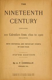 Cover of: The nineteenth century by A. P. Connolly