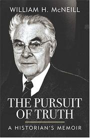 Cover of: The pursuit of truth: a historian's memoir