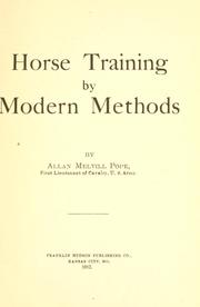 Cover of: Horse training by modern methods