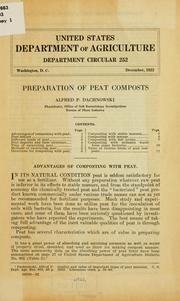 Preparation of peat composts by Alfred Paul Dachnowski-Stokes