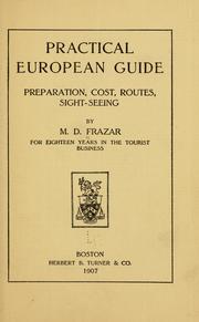 Cover of: Practical European guide by Mae Douglas Durell Frazar, Mae Douglas Durell Frazar