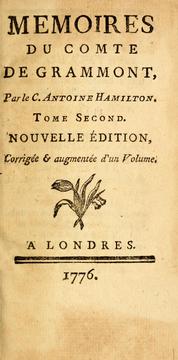 Cover of: uvres du comte Antoine Hamilton.