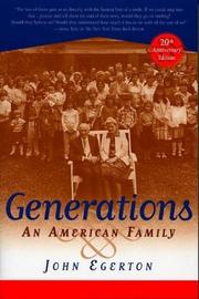 Generations by John Egerton