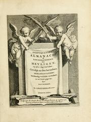 Cover of: Godturugtige almanach of lof-gedachtenis der heyligen, op ijder dag van 't Jaar by Jan Goeree