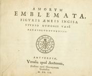 Cover of: Amorum emblemata, figuris aeneis incisa by Otto van Veen