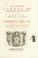 Cover of: In funere Iacobi III Magnae Britanniae, Franciae, Hiberniae regis oratio