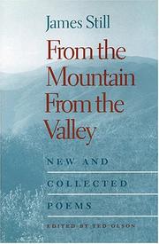 Cover of: From The Mountain, From The Valley by James Still