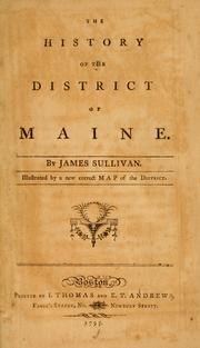 Cover of: history of the district of Maine