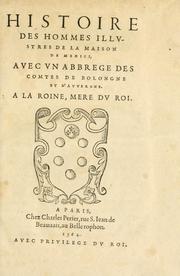 Cover of: Histoire des hommes illvstres de la maison de Medici by Jean Nestor