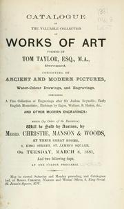 Cover of: Works of art.