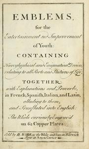 Cover of: Emblems, for the entertainment and improvement of youth