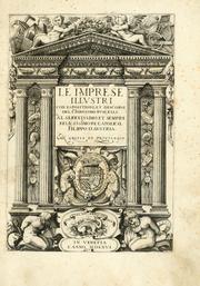 Cover of: Le imprese illvstri by Girolamo Ruscelli