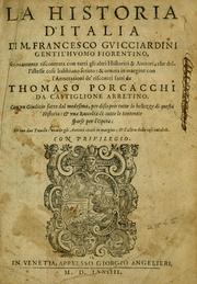 Cover of: La historia d'Italia ... by Francesco Giucciardini