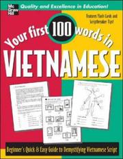 Cover of: Your First 100 Words in Vietnamese (Your First 100 Words in) by Jane Wightwick