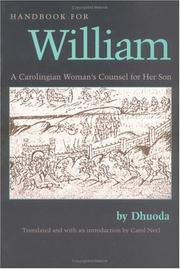 Cover of: Handbook for William: a Carolingian woman's counsel for her son