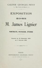 Exposition des oeuvres de M. James Lignier by James Lignier