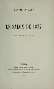 Cover of: Salon de 1857: peinture, sculpture