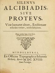 Cover of: Silenus Alcibiadis, sive, Proteus by Jacob Cats