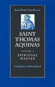 Cover of: Saint Thomas Aquinas: Spiritual Master (Saint Thomas Aquinas)