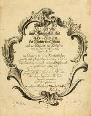 Cover of: Grösse und Mannigfaltigkeit in den Reichen der Natur und Sitten: nach der Absicht des Schöpfers von je her verbunden und hier in hundert feinen Kupferstichen und soviel phÿsischen und moralischen Schilderungen nach neuem Geschmack vorgestellt und erläutert, jedermann zum Nutzen, jungen Dichtern, Malern und Künstlern aber zum besondern Vortheil