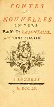 Cover of: Contes et nouvelles en vers by Jean de La Fontaine