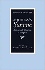 Cover of: Aquinas's Summa: Background, Structure, & Reception