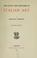 Cover of: The study and criticism of Italian art