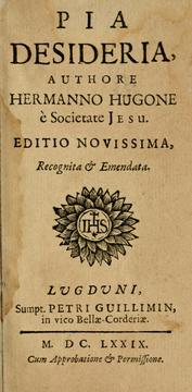 Cover of: Pia desideria by Herman Hugo