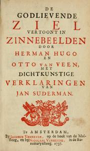 Cover of: De godlievende ziel vertoont in zinnebeelden by Herman Hugo