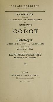 Cover of: Catalogue des chefs-d'oeuvre prêté par les  Musées de l'état et les grandes collections de France et de l'étranger.