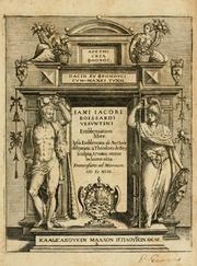 Cover of: Iani Iacobi Boissardi vesvntini Emblematum liber