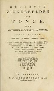 Cover of: Zederyke zinnebeelden der tonge