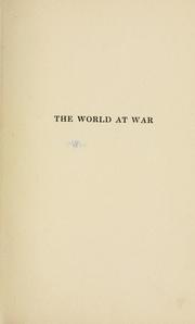 Cover of: The world at war by Georg Morris Cohen Brandes