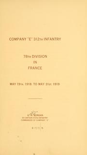 Company "E," 312th infantry