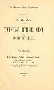 Cover of: The Wyoming military establishment. by Charles Tubbs