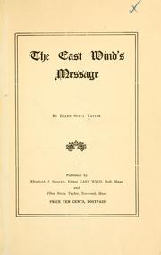 Cover of: East Wind
